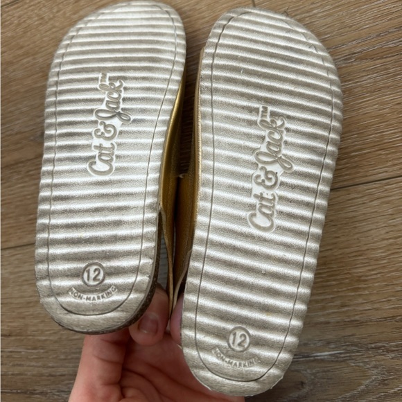 gold sandals by cat & jack - Picture 4 of 5